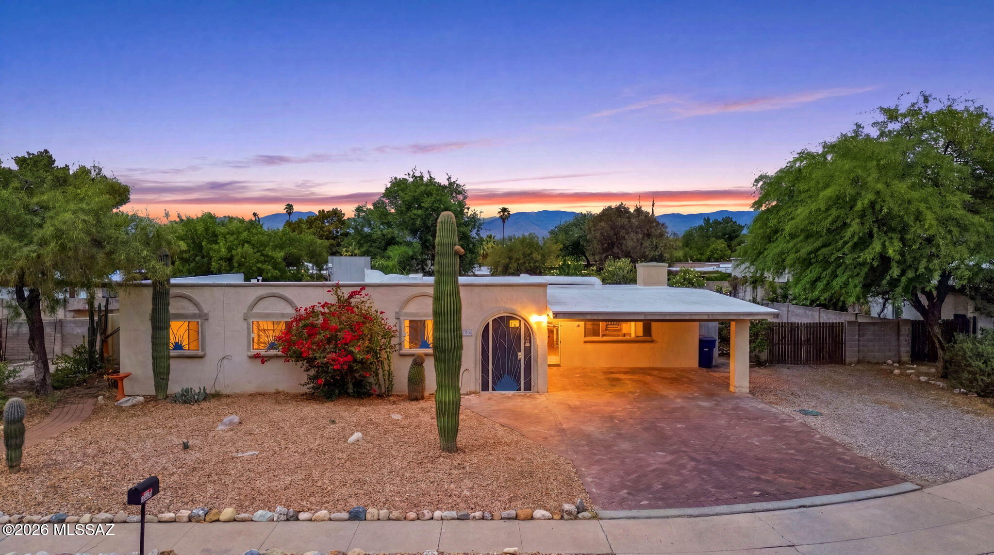 Tucked into a quiet cul-de-sac in East Tucson, this 4 bed, 2 bath home blends easy living with backyard escape. A formal living room centers on a wood burning fireplace, while the family room opens through French doors to a covered patio and paver seating area. The eat-in kitchen shines with a skylight, stainless appliances, granite counters, and mosaic tile backsplash. Tile flooring flows through the main living spaces. The primary suite offers a walk-in closet and private bath with a step-in shower. Outside, a sparkling pool, firepit, and low care desert landscaping create an entertainer's retreat with mountain views. Two carports plus an RV gate add convenience. No HOA. Zoned for Ford Elementary, Secrist Middle, and Santa Rita High in TUSD. **Supplemental Remarks (2,456 characters, well under the 10,000 cap):**

Located at 7521 E Tamara Place in the Valley View East subdivision of East Tucson, AZ 85730, this 4 bedroom, 2 bathroom single family home offers 1,912 square feet of living space on a 0.22 acre cul-de-sac lot. Built in 1970 in a classic Ranch style, this East Tucson home for sale combines everyday comfort with a backyard built for entertaining.

Inside, a formal living room centers on a wood burning fireplace, and a separate family room opens through French doors to the covered patio, creating easy indoor-outdoor flow. The eat-in kitchen is a standout, featuring a skylight for natural light, stainless steel appliances, granite countertops, a mosaic tile backsplash, and a pantry for storage. Tile flooring runs through the main living areas, with carpet in the bedrooms. The primary suite includes a walk-in closet and a private bathroom with a tiled step-in shower.

The backyard is where this Tucson pool home truly shines. A sparkling conventional pool, a firepit, and paver patios set the stage for year-round outdoor living, all framed by unobstructed mountain views. Low care desert landscaping with artificial turf and decorative landscaping rock keeps upkeep simple. Two carports and an RV gate provide flexible parking for vehicles, trailers, and toys, a rare find in this East Tucson 85730 neighborhood.

This home sits in a no HOA community, giving buyers freedom from monthly association fees and added restrictions. It is zoned for the Tucson Unified School District, with Ford Elementary, Secrist Middle School, and Santa Rita High School all nearby, making it a strong option for families searching for TUSD homes for sale. The location offers convenient access to Golf Links Road and Prudence Road, with easy connections to shopping, dining, and the greater Tucson, Arizona area.

**Recent Updates and Investment**
The sellers have made meaningful improvements to the property, including a replaced pool pump, pool resurfacing, updated pool decking, new artificial turf, fresh landscaping rock, a replacement water heater, refrigerator, garbage disposal, and dishwasher. These updates mean less to worry about and more to enjoy for the next owner.

Whether you are searching for a move-in ready Tucson home, an East Tucson pool home, or a cul-de-sac property with room for RV parking, 7521 E Tamara Place is ready to welcome its next owner. Schedule a private showing today to see this Valley View East, Tucson AZ 85730 home in person.