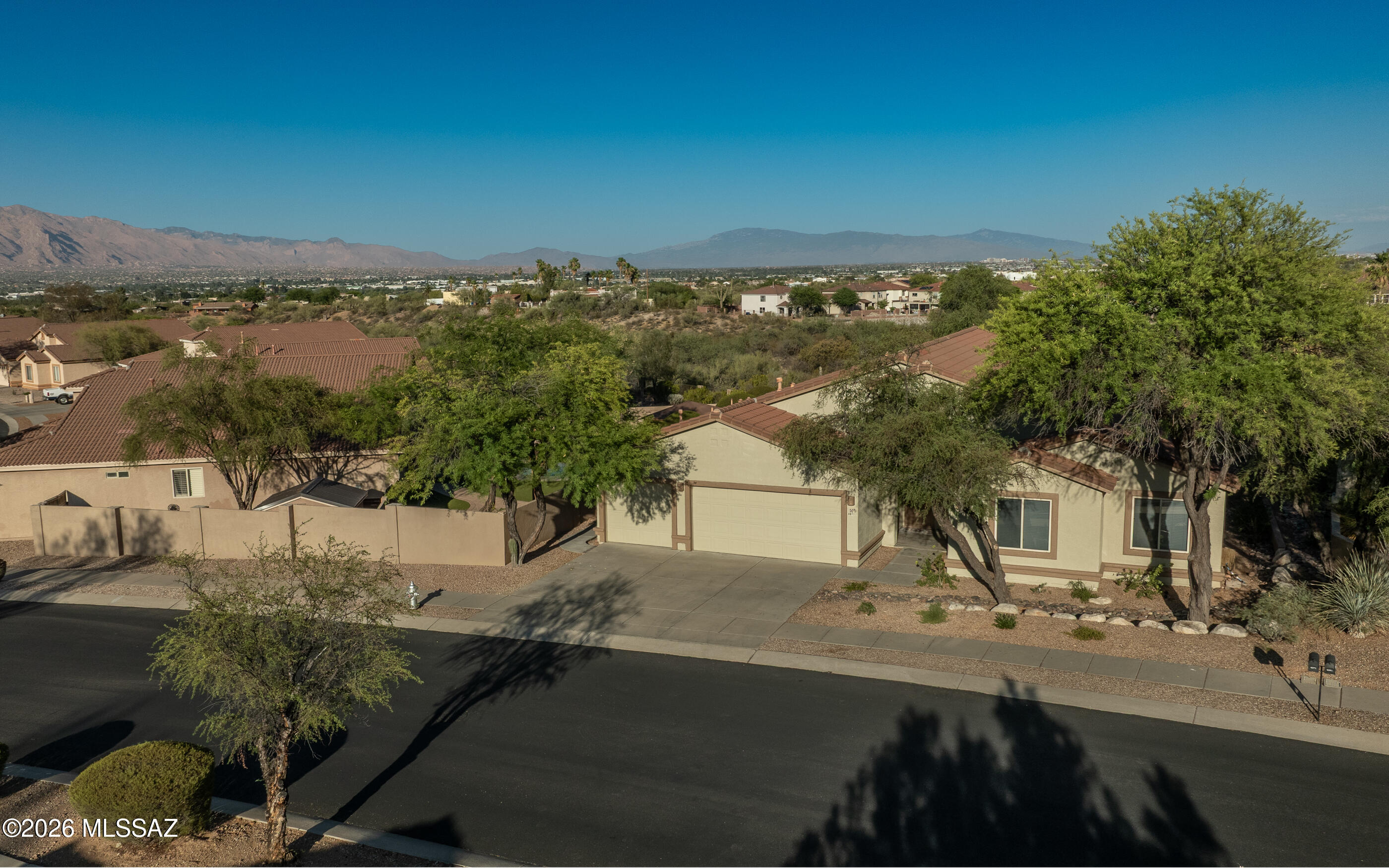 Welcome home to Agua Dulce -- a gated retreat where mountain views meet everyday ease. 

This beautifully designed 3-bedroom, 2-bath residence offers 2,374 square feet of thoughtfully laid-out space, ideal for both quiet living and effortless entertaining. Step outside your door to resort-style community amenities, all within easy reach of Tucson's best shopping, dining, and conveniences.

Inside, modern finishes throughout create a fresh, move-in-ready feel, while the gated setting offers a rare sense of privacy and security. 

Now offered at exceptional value -- over $60,000 below original list -- this is a home that delivers space, style, and setting at a price that's hard to match in Agua Dulce today.

Come experience mountain views and gated living at their best.