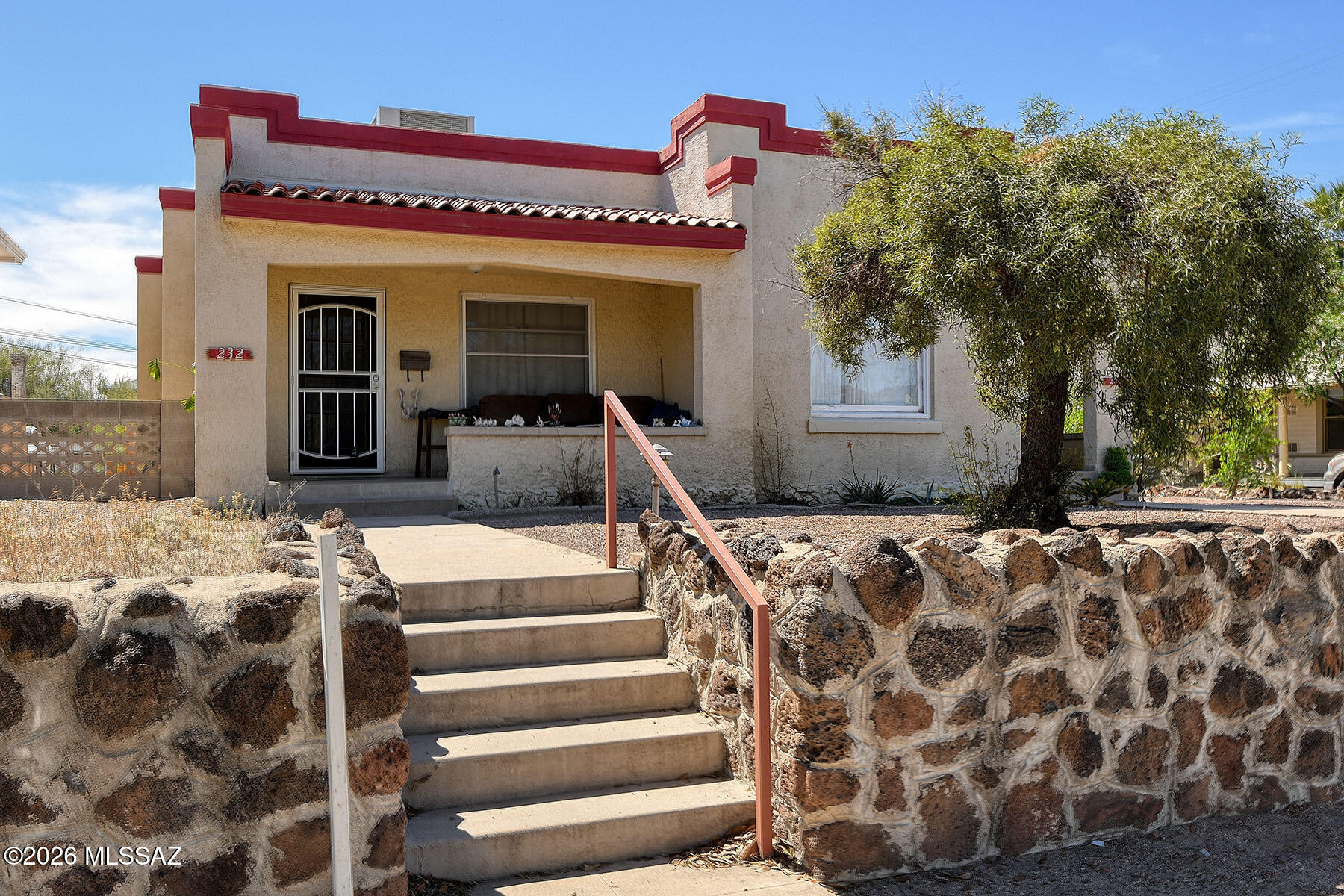 Fantastic location just  5 blocks from the University of Arizona, includes 3 separate rental units that share a common courtyard. The Parcel code contains 3 addresses: 732 Arizona Ave (delightful one-bedroom unit) plus a duplex (228 and 232 University Blvd). High ceilings, wood floors and terrific built-ins. Each unit is metered for separate electric and gas.  Super easy walk or biking the UofA Campus (GO CATS!), OR to Fourth Ave restaurants and shops; OR just hop on the trolly for a 3 minute ride to nearby downtown or Banner University Medical Center. Excellent history of consistent rentals makes for a fabulous investment opportunity!  ALSO - Owner can flexibly live in one of the units and rent the others for cash flow!