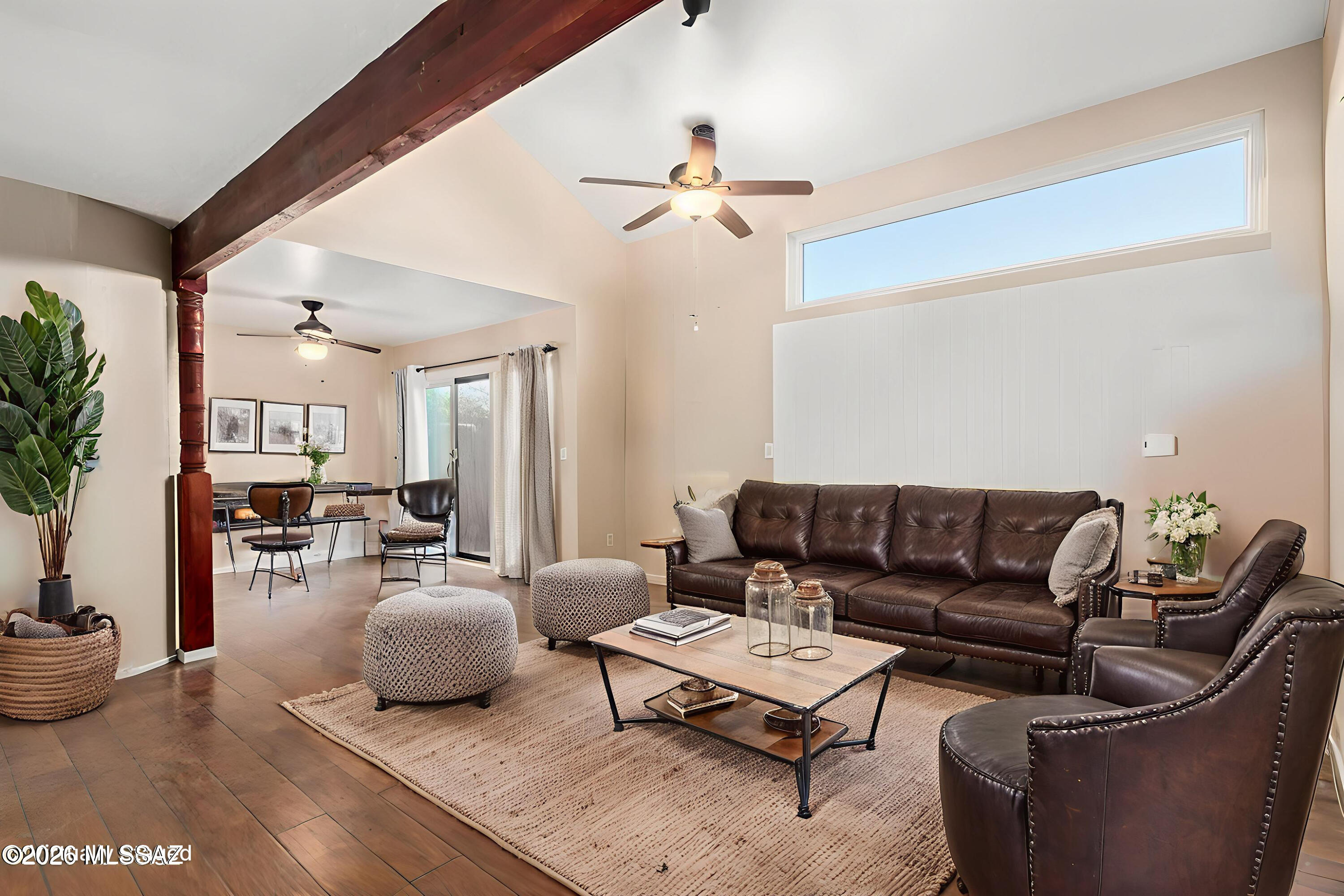 Great location! Convenient to the U of A, hospitals, shopping, and dining. 3 bed, 3 bath with a loft - perfect for a workout space or office. 1 car garage, fenced backyard and a community pool. This is a gem with mountain views --so much to offer at a great price. Interior has charm and character with a granite tile entry, wood flooring, vaulted ceilings, and spiral staircase. This property has been taken care very thoroughly throughout the years, with a new roof, HVAC, appliances and window upgrades. The possibilities are endless here and I implore you to see it for yourselves!