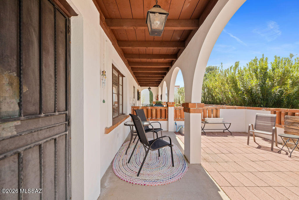 Updated 1-bedroom home ideally located near multiple neighborhood parks. Interior features include fresh paint, new flooring throughout, updated ceiling fans, and a remodeled bathroom with a new vanity and WALK-IN SHOWER. Enter from the spacious patio into a bright, open layout with abundant natural light, enhanced by a skylight and large windows. This unit includes a full-size washer and dryer in a private laundry/storage closet. HOA covers major systems including HVAC, roof, and water heater, along with water, sewer, trash, exterior maintenance, pool care, pest control, and blanket insurance. Villas East is a welcoming 55+ community offering a low-maintenance, easy lifestyle.