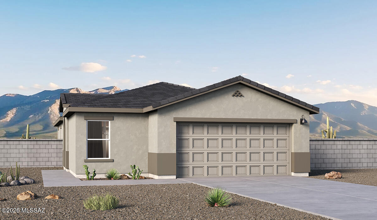 Brand new Construction in The Oasis at Rocking K by D.R. Horton Homes featuring the Gila floor plan. This spacious 2057 sq ft two story home offers 4 bedrooms, 3 full bathrooms, and a 2-car garage. The open concept main floor includes a modern kitchen overlooking the great room, perfect for entertaining. One bedroom and full bath is conveniently located on the first floor, ideal for guests or a home office. Upstairs, enjoy a generous primary suite with walk in closet, plus additional bedrooms and a versatile loft space. Energy-efficient features, contemporary finishes and low maintenance desert landscaping complete this beautiful home. Spray foam insulation and zero energy ready home! Don't miss it! HOME UNDER CONSTRUCTION.