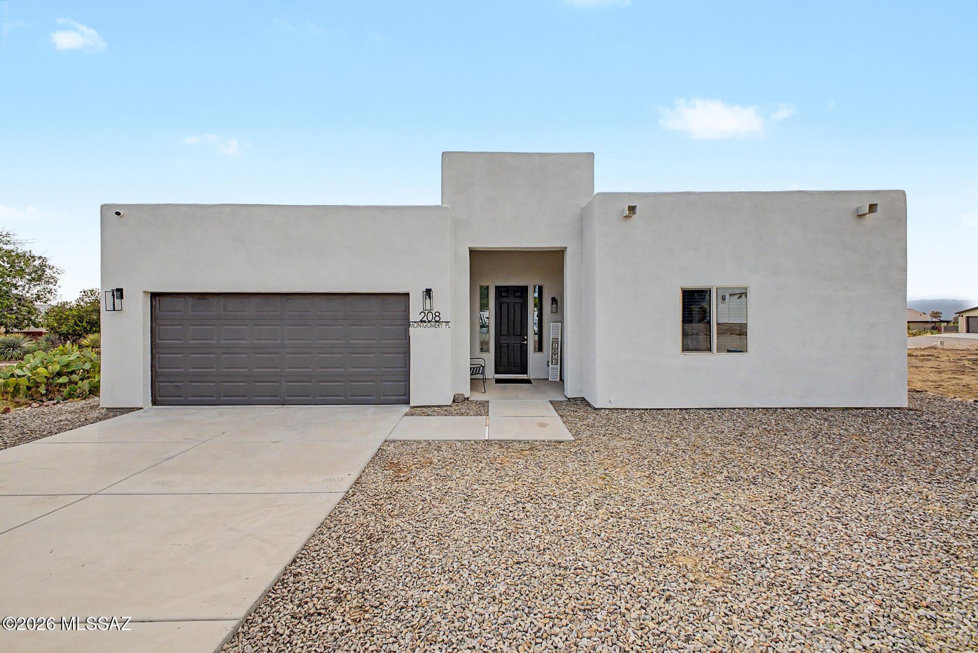 Spacious Newer Smart Home with Modern Finishes and Desert Views

This beautiful newer home offers 1,893 square feet of comfortable living space with 3 bedrooms, 2 bathrooms, and a 2-car garage. The open floor plan and soaring ceilings create a bright, welcoming atmosphere, while tile flooring throughout makes for easy maintenance and a clean, modern feel.

The kitchen is designed for both everyday living and entertaining, featuring white shaker cabinetry, granite countertops, tile backsplash, under-cabinet lighting, and a full suite of stainless steel GE appliances. Smart-home technology is integrated throughout the property, including Wi-Fi-enabled appliances and connected home features that add convenience to daily life.... MORE >>>> The primary suite provides a private retreat with French doors leading outside, a spacious walk-in closet, and a beautifully finished bathroom complete with a custom tile shower and glass enclosure. Ceiling fans and lighting are installed in every bedroom, and a dedicated laundry room offers washer and dryer hookups with plenty of additional storage space.

Outside, the recently remodeled backyard provides room to relax and enjoy Arizona's beautiful desert scenery. Located away from the hustle and bustle, this home offers a peaceful setting while still being within easy reach of everyday conveniences.

If you're looking for a well-maintained, modern home with thoughtful upgrades, smart-home features, and plenty of space to spread out, this property is ready to welcome you home. <á(