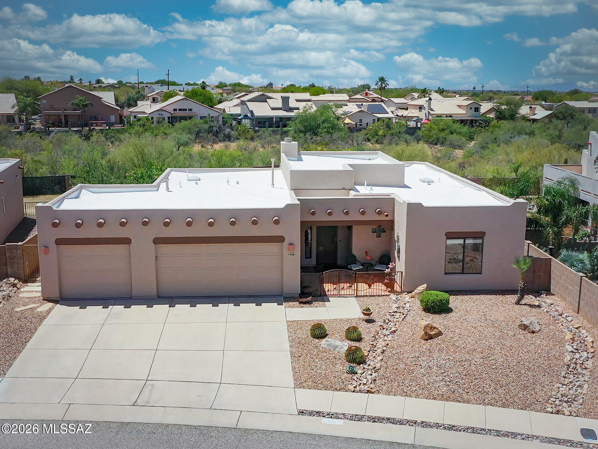 Don't miss this beautiful Sombre home in the desirable Silveraldo HIlls.  Split bedrooms with a spacious floor plan offers privacy or room to entertain both indoors and outdoors.   Granite countertops, a whole house filtration system, a charming beehive fireplace, newer HVAC and wonderful outdoor BBQ space are only some of the highlights of this home.  Not only does this home offer a 3 car garage; but, the 3rd car spot has been framed out to create a separate space with room for a car or the ultimate workshop with an exterior door to the backyard.  You'll love the outdoor living space with pergolas, beautiful landscaping and a resort like pool area.  Schedule your visit today.