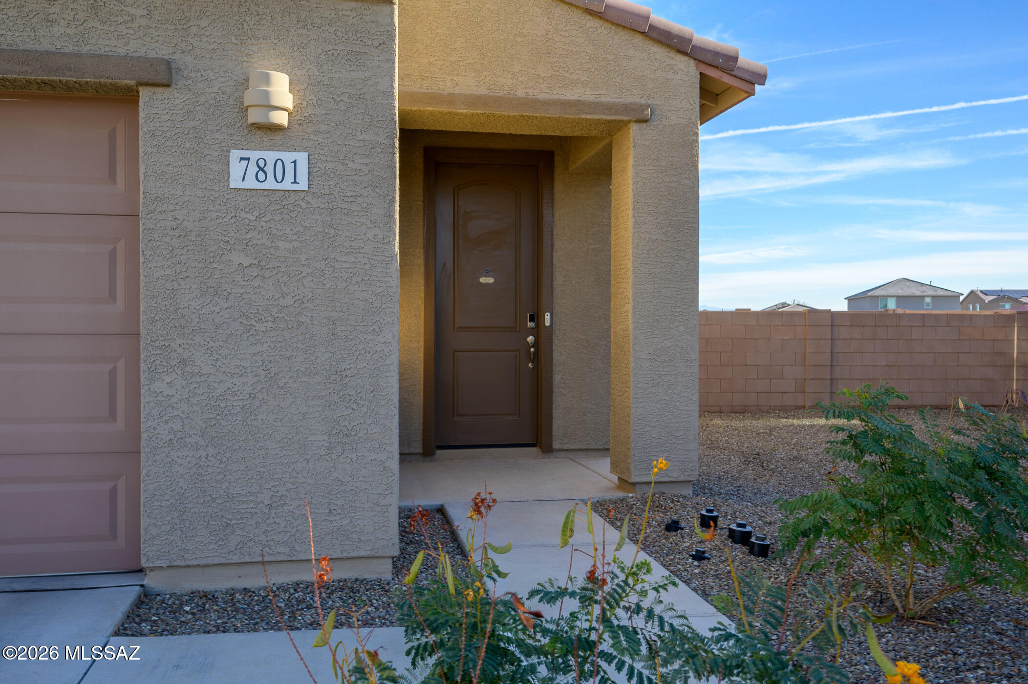 Welcome home to this nearly new, energy-efficient 4-bedroom, 2.5-bath residence built in 2024 by Meritage Homes, ideally located less than 10 minutes from I-10. Designed for both convenience and tranquility, the home offers rare spacing between neighbors, no rear neighbors, and peaceful mountain views, creating a sense of privacy that's hard to find.

Inside, the open-concept layout features a kitchen that flows seamlessly into the great room, perfect for entertaining or simply enjoying everyday moments. Upstairs, a spacious loft with a dedicated storage closet, adds flexibility whether you need a second living area, home office or play space.