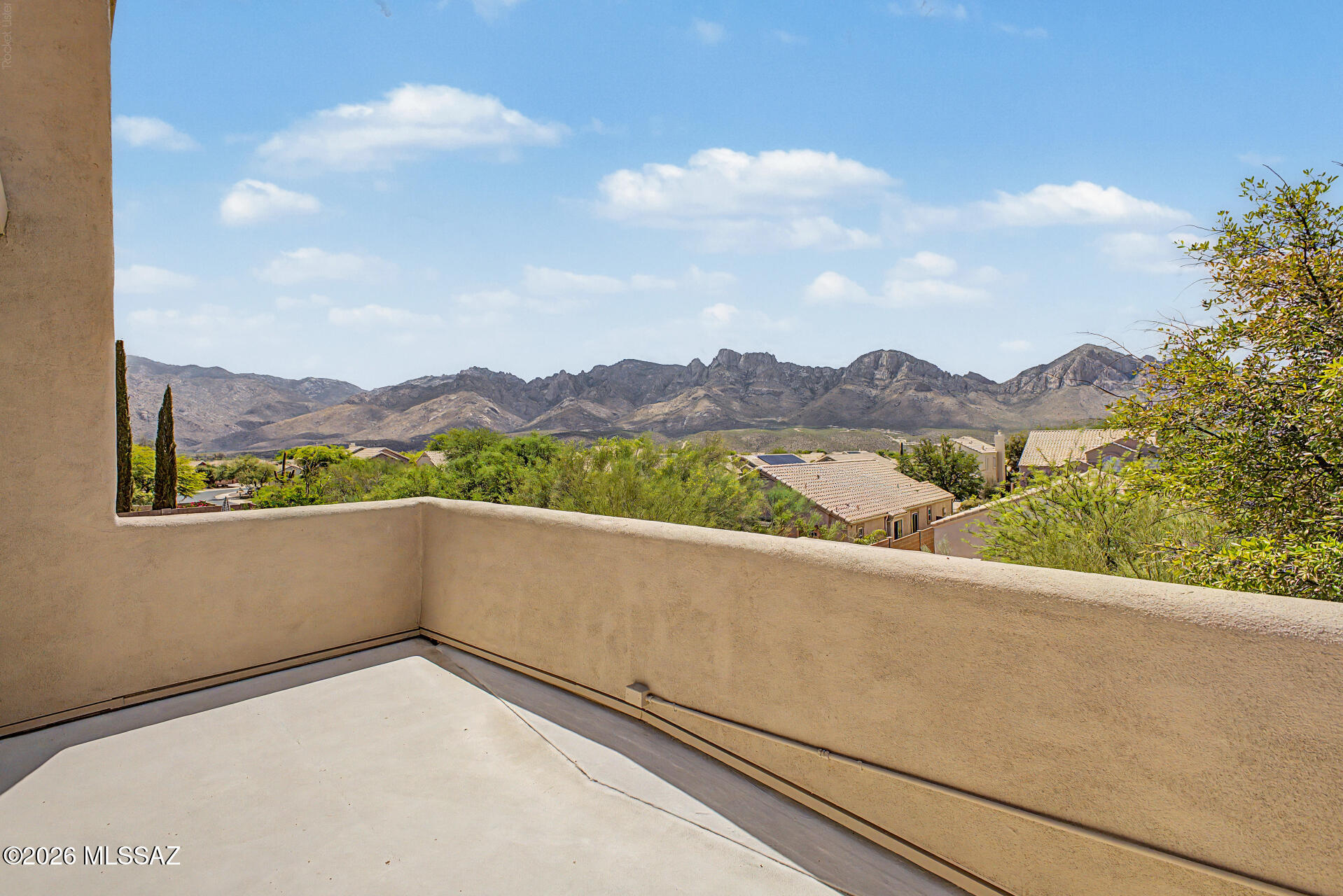 Unbelievable views & value! See forever Catalina Mountain views. Simply the finest lot in Catalina Shadows Estates. 4 bed, 3 bath! Extra parking.  End of cul-de-sac. Oasis backyard. Pool, views, & metal shade structure. Primary bedroom features a balcony with unobstructed mountain & sunset views.  Newly updated. Open floor plan ideal for guests. Downstairs guest bedroom for privacy or office.  Great room w/ cozy fireplace. Vaulted ceilings. Hard flooring throughout, fresh paint, custom stained glass.  Chef's kitchen: pantry, appliances convey, new granite counters, breakfast nook, bay window. Primary has spa like bathroom: 2 vessel sinks, a walk-in closet, & workout area. Stunning mountain views, pride of ownership, functional layout, & serene backyard. A a rare opportunity.  Owner/Agen