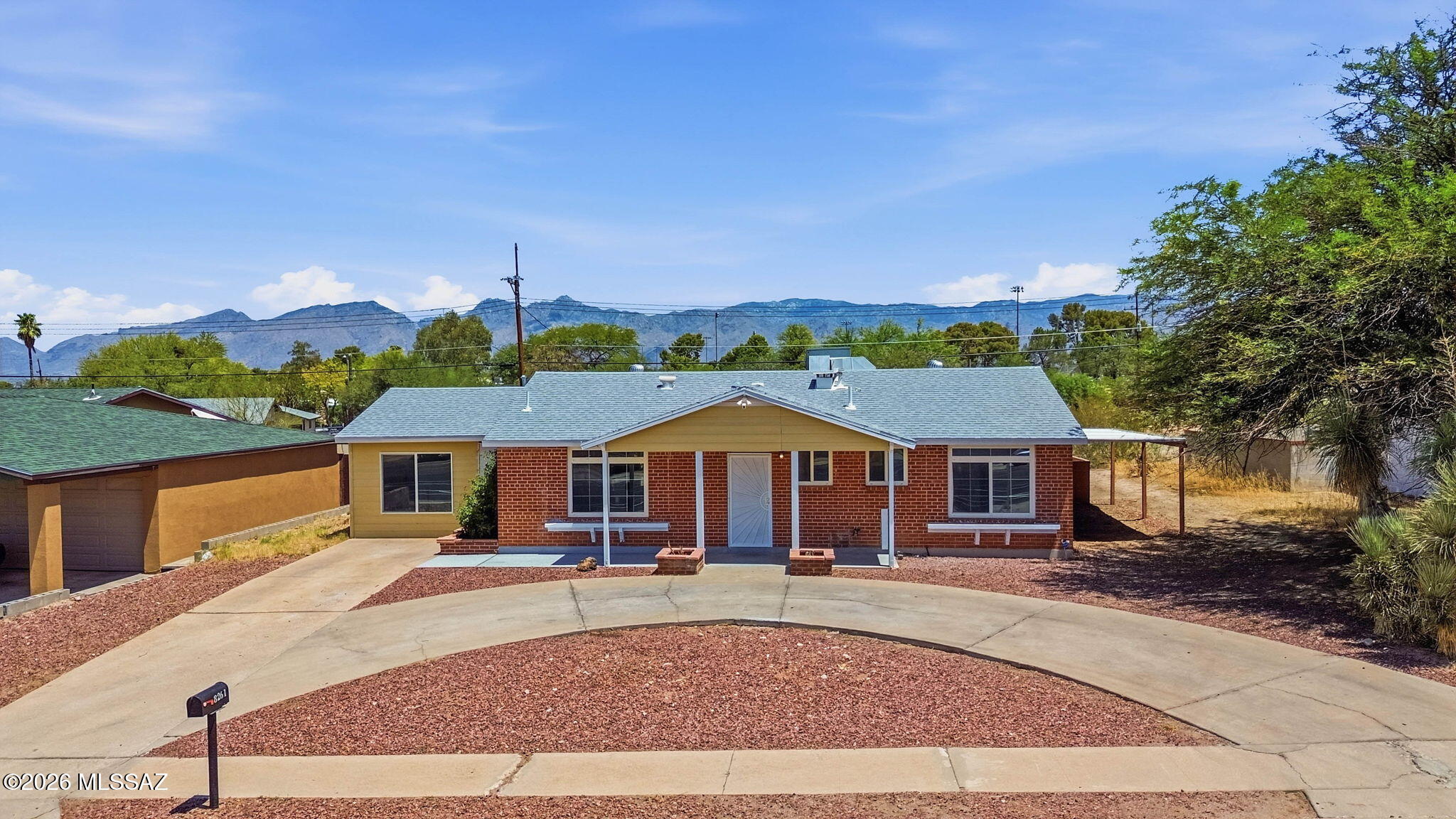 Beautifully updated 3-bed/2-bath ranch in Sherwood Village Terrace, just minutes from Jesse Owens Park. Built in 1961, this 1,357 sq ft home features new flooring, windows, AC, stove and fresh interior paint. The open layout offers spacious living areas, a large laundry room and a versatile bonus room. Licensed for a 5-bed care home, it's also perfectly suited as a primary residence. Mountain and residential views, covered patio, low-maintenance landscaping, RV parking space and convenient east-side location near 22nd & Camino Seco make this move-in ready home a must-see. Call today to schedule your tour!