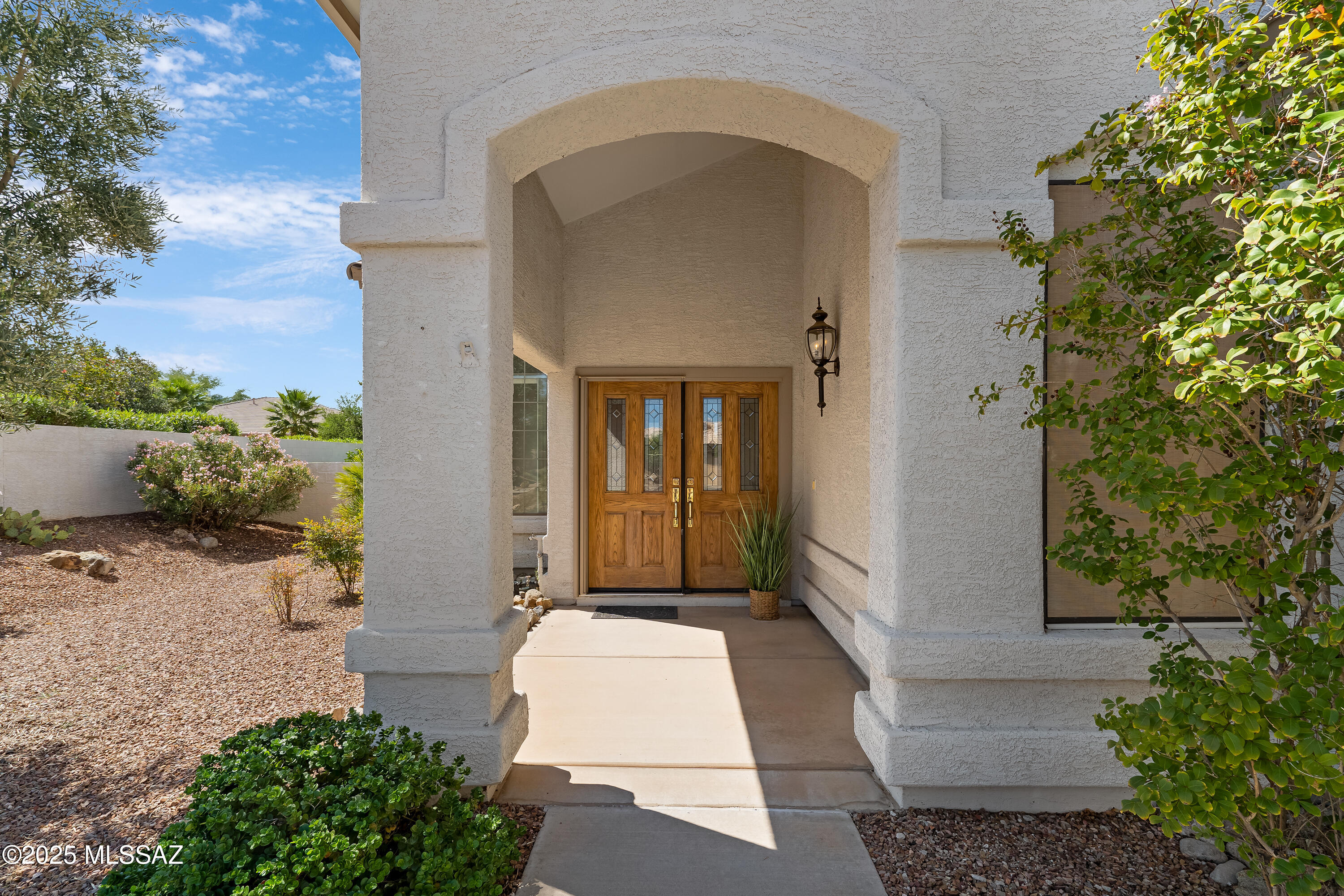 The interior has been freshly painted - new photos coming soon! Welcome to this well-maintained 2-bedroom, 2-bath Ventana model located in the desirable active adult community of SaddleBrooke Two, just north of Tucson. Offering 1,850SF of living space plus a spacious 130SF Arizona Room, this home is perfect for year-round living or a seasonal retreat.
Enjoy thoughtful features throughout, including:
2019 HVAC system with warranty, tankless water heater & instant hot water
Solar screens for energy efficiency
Central vacuum system
Extended garage with built-in cabinets and utility sink.
Private patio off the primary bedroom, perfect for morning coffee or evening relaxation.
Low-maintenance backyard with a putting green and small citrus grove.
Large laundry room with office space