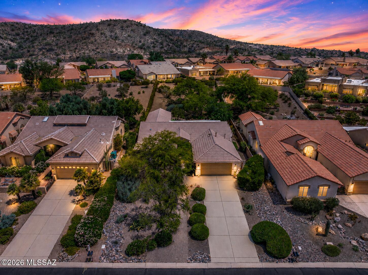 Exceptional Opportunity in the Heart of HOA1.  Rarely Available Expanded Topaz Model on Nearly ½ Acre Lot. Pride of ownership shines throughout this uniquely modified extended Topaz model, lovingly maintained by the original owner and thoughtfully upgraded over the years. Ideally situated in the highly desirable HOA-1, this remarkable home offers 3 spacious bedrooms plus an oversized bonus room, creating exceptional flexibility for a home office, hobby space, guest retreat, or additional living area. Designed larger than the standard Topaz model, the home was originally constructed with an additional 2 feet added to each bedroom, creating 8 total additional feet of expanded living space rarely found in this floor plan. The oversized 19,721 sq ft lot (nearly ½ acre) provides incredible... ...outdoor living potential with room to relax, entertain, and enjoy Arizona living at its finest.

Inside, the home features tile and carpet flooring throughout, six-panel interior doors, four solar tubes providing abundant natural light, and four ceiling fans for comfort and efficiency. The spacious primary suite offers a custom walk-in California Closet and opens through elegant glass French doors into a professionally built room addition completed in 2004 by Northwest Builders--featuring a built-in office, two large closets, private exterior access, and endless possibilities for use.

Major system upgrades provide peace of mind including two newer HVAC systems serviced twice annually by Chas Roberts, both equipped with electrostatic air purifiers and humidifiers, a new 40-gallon hot water heater with hot water recirculation system (February 2026), whole house SunTap water softener, and reverse osmosis system servicing both kitchen sink and refrigerator (maintained yearly).

The extended garage offers incredible functionality with 4 additional feet of depth, epoxy flooring, built-in storage on two sides, side yard access via man door, and includes an additional garage refrigerator/freezer that conveys. Additional improvements include a 5-foot extended driveway, new garage door and opener system (2023), and security doors on all exterior doors, including decorative security doors on family room and primary bedroom sliders.

Outdoor living is equally impressive featuring a large covered rear patio with two ceiling fans, a built-in gas barbecue with outdoor sink, expansive rear yard with raised seating area, mature grapefruit and lemon citrus trees, and newly updated front yard irrigation.

Additional recent maintenance includes rear patio flat roof recoated (February 2025) and main roof inspection completed June 2026.

A truly one-of-a-kind home offering extensive upgrades, expanded living space, exceptional lot size, and meticulous care in one of the community's most sought-after locations.