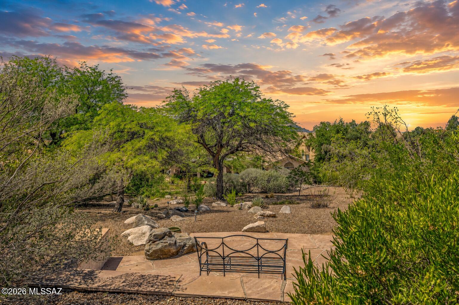 Exceptional Opportunity in the Heart of HOA1.  Rarely Available Expanded Topaz Model on Nearly ½ Acre Lot from mediation patio enjoy sweeping mountain views. Pride of ownership shines throughout this uniquely modified extended Topaz model, lovingly maintained by the original owner and thoughtfully upgraded over the years. Ideally situated in the highly desirable HOA-1, this remarkable home offers 3 spacious bedrooms plus an oversized bonus room, creating exceptional flexibility for a home office, hobby space, guest retreat, or additional living area. Designed larger than the standard Topaz model, the home was originally constructed with an additional 2 feet added to each bedroom, creating 8 total additional feet of expanded living space rarely found in this floor plan. The oversized 19,721 sq ft lot (nearly ½ acre) provides incredible outdoor living potential with room to relax, entertain, and enjoy Arizona living at its finest.

Inside, the home features four solar tubes providing abundant natural light, and four ceiling fans for comfort and efficiency. The spacious primary suite offers a custom walk-in Classy Closet and opens through elegant glass French doors into a professionally built room addition completed in 2004 by Northwest Builders--featuring a built-in office, two large closets, private exterior access, and endless possibilities for use.

Major system upgrades provide peace of mind including two newer HVAC systems serviced twice annually by Chas Roberts, both equipped with electrostatic air purifiers and humidifiers, a new 40-gallon hot water heater with hot water recirculation system (February 2026), whole house SunTap water softener, and reverse osmosis system servicing both kitchen sink and refrigerator (maintained yearly).

The extended garage offers incredible functionality with 4 additional feet of depth, epoxy flooring, built-in storage on two sides and side yard access via man door. Additional improvements include a 5-foot extended driveway, new garage door and opener system (2023), and security doors on all exterior doors, including decorative security doors on family room and primary bedroom sliders.

Outdoor living is equally impressive featuring a large covered rear patio with two ceiling fans, a built-in gas barbecue with outdoor sink, expansive rear yard with raised seating area, mature grapefruit and lemon citrus trees, and newly updated front yard irrigation.

Additional recent maintenance includes rear patio flat roof recoated (February 2025) and main roof inspection completed June 2026.

A truly one-of-a-kind home offering extensive upgrades, expanded living space, exceptional lot size, and meticulous care in one of the community's most sought-after locations.