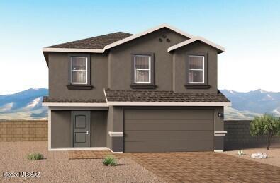 Welcome to The Florence at Sorrel Ridge Estates by D.R. Horton in Southwest Tucson! Spacious 2 story home offering 1,986 sq.ft. Featuring 5 bedrooms, 2.5 bathrooms and an open concept layout. Ample storage, and a functional layout. Step outside to a large backyard with mountain views and stunning sunsets. Plus, enjoy D.R. Horton's Home is ConnectedÂ® smart home package in a family-friendly community with walking trails, playground, and dog park.