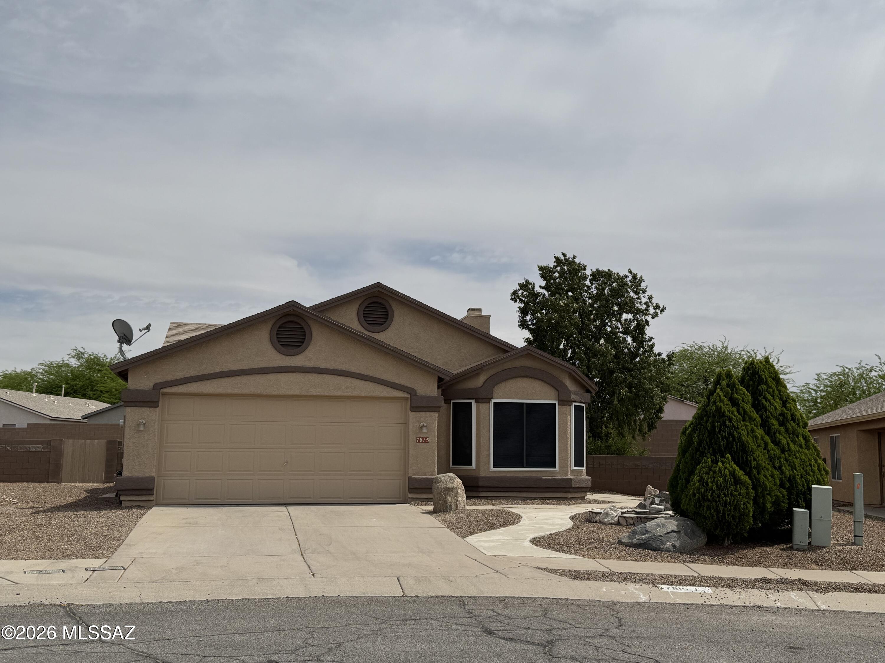 7815 S Wild Primrose Ave Tucson, AZ 85747. 3 bedroom 2 bath single family home in the Vail school district located in Rita Ranch. Tile floors in the entire house. Split bedroom floor plan with a covered back patio. Managed by Pima Valley Realty and Property Management, LLC.