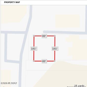 .19 Acre commercial lot in Sierra Vista. Easy access to road and close access to utilities. Great for warehouse or store front building, Near other businesses great for foot traffic.