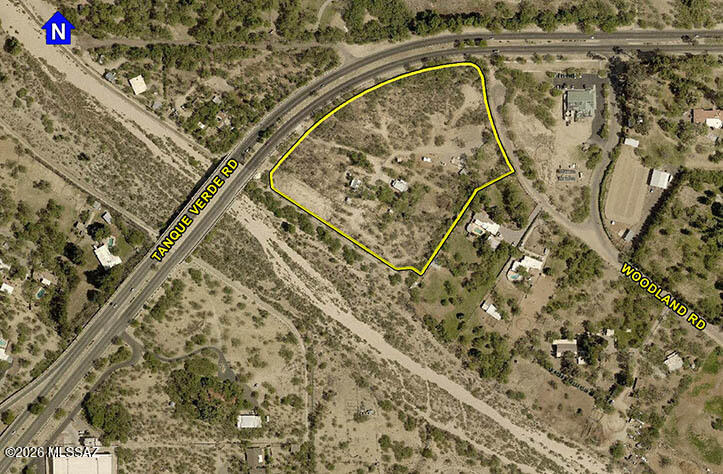 This ±9.31-acre development site is located at the entrance of Tanque Verde Valley at the southeast corner of Tanque Verde Road and Woodland Road in a desirable mid to high-end residential area on Tucson's northeast side. The current zoning is Suburban Ranch (SR) and there is a possibility of rezoning to a higher density residence or commercial uses. The Property will require a CLOMR to bring ±8.7 acres out of the flood plain.