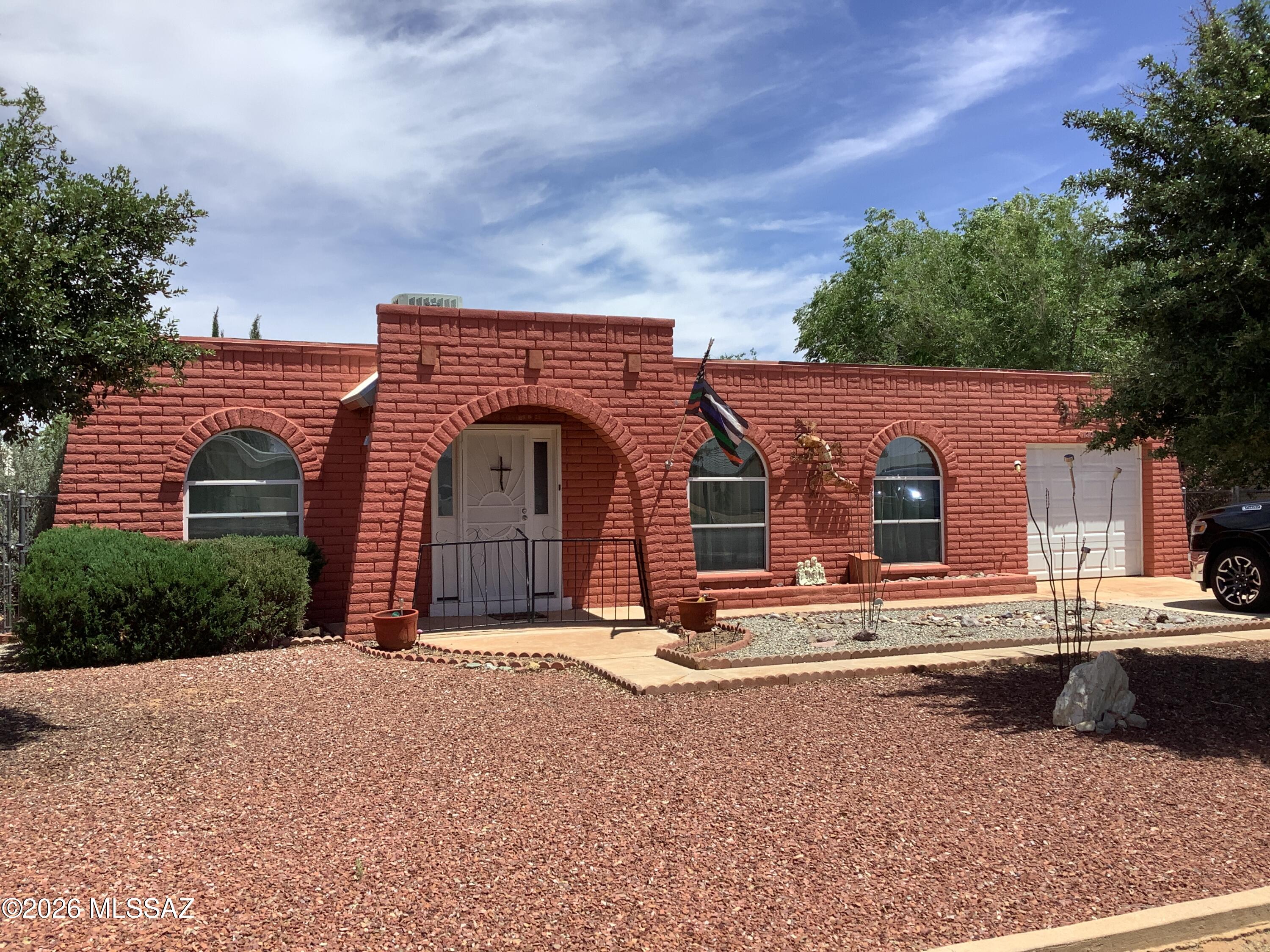 Very well maintain brick home in the heart of Sunsites Village, Living room with nice arched windows, kitchen with all newer appliances and granite countertops,  Arizona room off formal dining room, all new Pex piping through out home.  Nice size backyard with low maintenance rock.  Roof was coated 3 years ago. Nice mature trees in front yard which gives great curb appeal.  All personal items to be removed soon so home is move in ready.