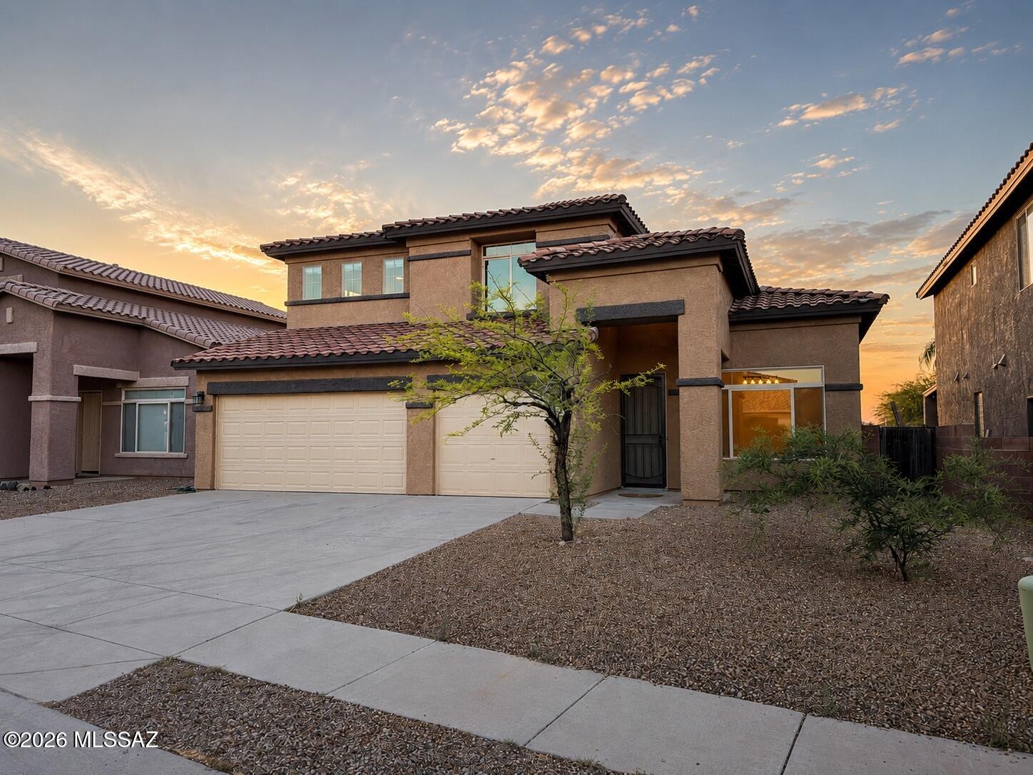 Modern Luxury Meets Resort-Style Living in Rancho Agua Dulce!

Completely remodeled from top to bottom, this stunning 4-bedroom, 3-bath home offers the perfect blend of modern design, functional living, and breathtaking Tucson views. Proudly maintained by its original owners, this exceptional property features over 2,900 sq ft of beautifully updated living space, with every detail thoughtfully upgraded for today's buyer.

Step inside to soaring ceilings, expansive open-concept living areas, and luxury flooring throughout. The fully redesigned chef's kitchen showcases beautifully updated cabinetry, quartz countertops, designer backsplash, oversized island, modern fixtures, and stainless steel appliances -- all flowing seamlessly into the spacious great room, ideal for entertaining. The luxurious primary suite features a spa-inspired bathroom with dual vanities, freestanding soaking tub, oversized walk-in shower, and large walk-in closet. Additional bathrooms have been fully remodeled with high-end finishes and custom tile work.

Major system upgrades provide exceptional peace of mind, including HVAC replaced in 2020, hot water heater replaced in 2025, and a new roof installed in 2026. Additional improvements include fresh interior and exterior paint, updated lighting, and numerous other enhancements -- making this home truly move-in ready.

Step outside to your private backyard retreat complete with a sparkling pool and spa, artificial turf, multiple entertaining spaces, and elevated mountain and city views from the walk deck. Perfect for enjoying Tucson sunsets and outdoor living year-round.

Located in desirable Rancho Agua Dulce near shopping, dining, hiking, and I-10 access, this fully turnkey home delivers style, comfort, and resort-style living in one exceptional package. Rarely does a fully remodeled home with this level of updating, resort-style backyard, and original-owner history become available in Rancho Agua Dulce.