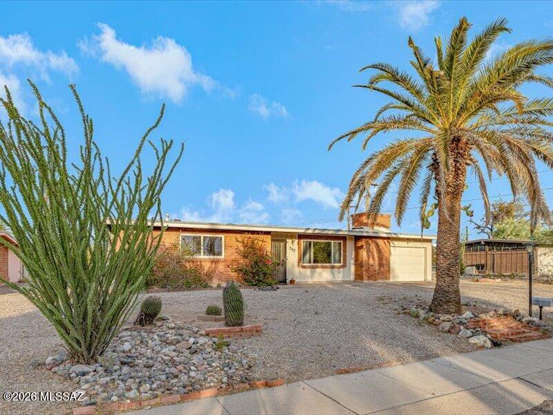 Charming west Tucson home featuring 2 bedrooms, 1 bathroom plus a detached bonus room with its own A/C, ideal for guests, a home office, studio, or hobby space. The home offers tile flooring throughout and a newer HVAC system installed in 2020. Enjoy the spacious backyard with a covered patio, ramada and large storage shed. Located within walking distance of Tumamoc Hill and just minutes from Downtown Tucson, the University of Arizona, Pima Community College West and Downtown campuses, Mercado San Agustín, shopping, restaurants, and entertainment. This move-in-ready home offers comfort, versatility, and an unbeatable location in one of Tucson's most desirable areas.