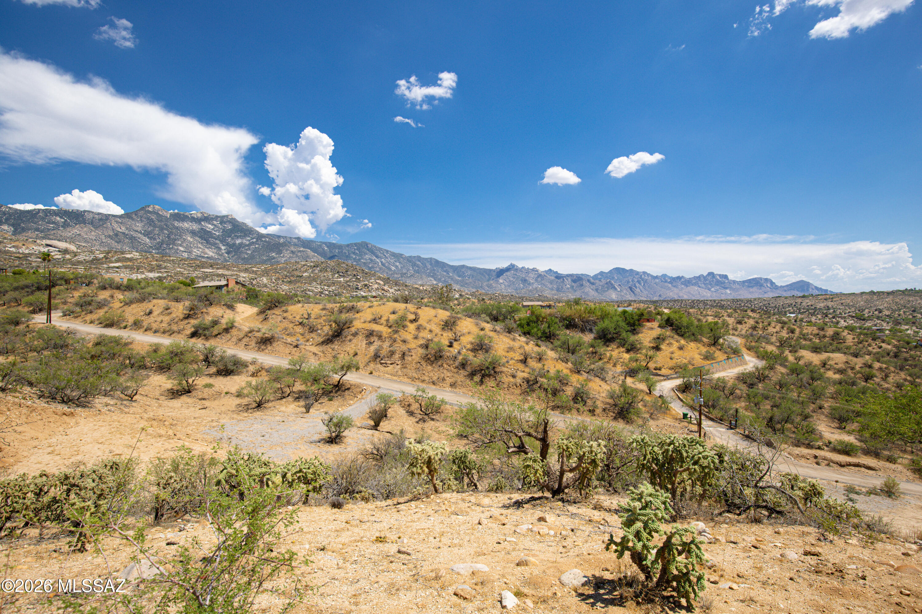 Overlooking the CDO River Valley to the west and with sensational views of the Catalinas to the east, this unique 1.31 acre parcel holds great possibilities. The sloped lot can lead to a pretty amazing home design, probably utilizing a lower garage area and placing living space above to gain elevation for some epic views. An upper shelf with some flat land can be used to create a simply stunning patio viewing area & outdoor space. Electric and water are both right next to this lot as well. It's an opportunity to get away from the noise of the city and enjoy a quieter, more rural environment. The neighboring lots have shown this soil is easily shaped, so site preparation should be relatively reasonable for this type of property. Come on out to view this lot in person.
