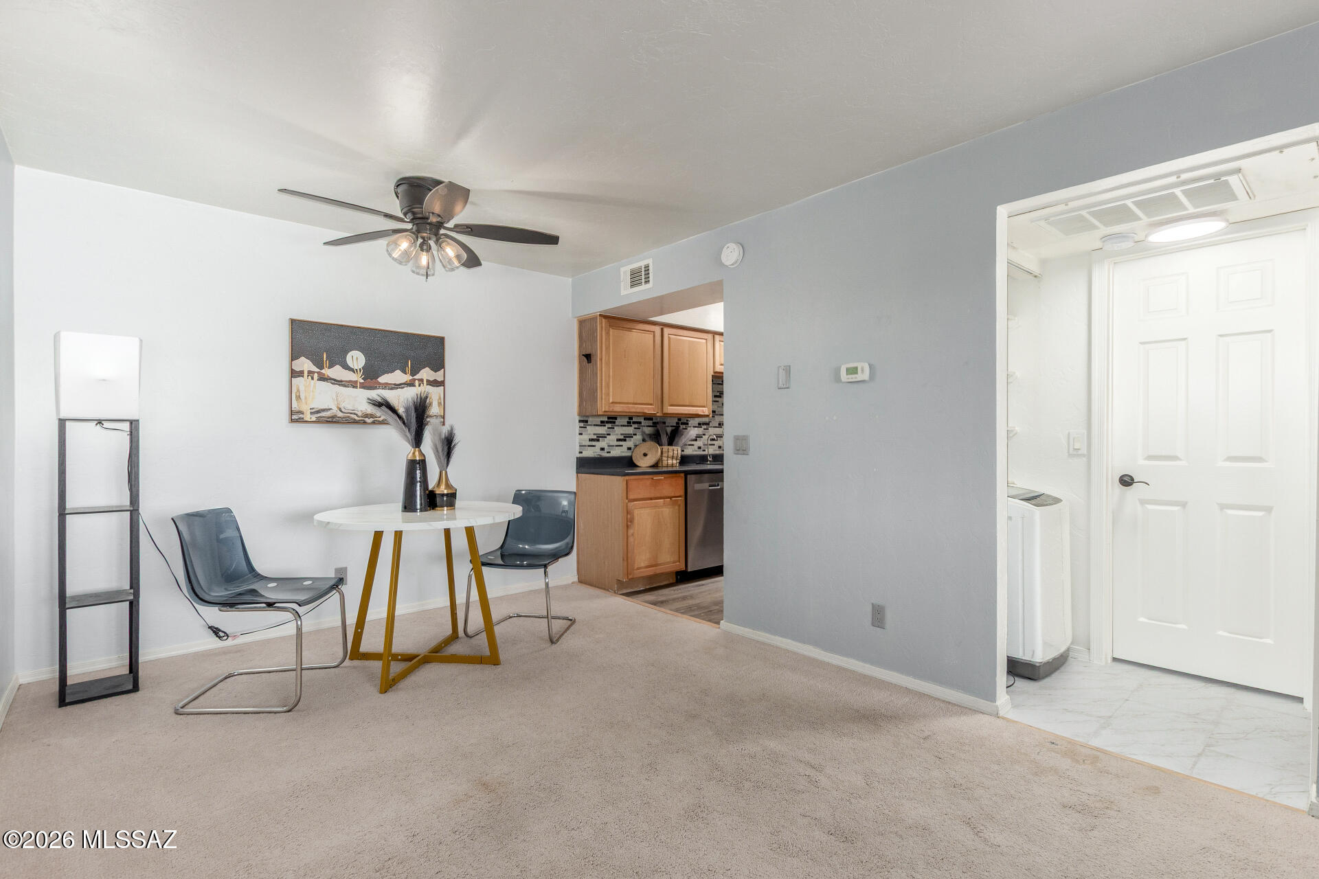Affordable homeownership is within reach! Located in a gated community just minutes from the University of Arizona, this low-maintenance condo is perfect for first-time buyers, students, or investors. Enjoy quick access to campus, dining, shopping, and downtown Tucson while building equity instead of paying rent. A rare bonus: the seller is accepting owner carry financing terms, offering added flexibility for buyers who may not qualify for traditional financing. Don't miss this opportunity to own an affordable home in a prime location!