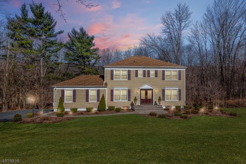 SPECTACULAR COLONIAL IN SOUGHT AFTER LOC OF ALEXANDRIA SEC IN SUCCASUNNA! NESTLED ON OVER 1.3 ACRES OF "PARK-LIKE" FLAT LVL PROPERTY ON CULDESAC STREET. SOME OF THE MANY UPGRADES INCL:GRANITE COUNTERS NEW KIT APPL - REFRIGERATOR, RANGE/OVEN, DISHWASHER, MICROWAVE OVEN, NEW FURNACE, A/C SYSTEM W/ SMART THERMOSTAT. BEAUTIFUL TRIM WORK, SPACIOUS ROOMS, W/B FIRE PLACE IN LIV RM. 1ST FLOOR STUDY. SLIDER TO DECK FROM KIT. CONV LAUNDRY/MUD RM ON 1ST LVL W/ EXTERIOR ACCESS. LOTS OF STORAGE! EXTERIOR UPGRADES INCL; NEW PAVER WALK-WAY W/ LED PATH LIGHTS ON TIMER, PROF LANDSCAPING, NEW SIDING, SHUTTERS, TRIM, GARAGE DOORS, & NEW DBL GLASS MAHOGANY FRONT DOOR. NEW GUTTERS/ DRAINS, + NEW ROOF! ALL NEW THERMAL WINDOWS IN 2010! ENERGY EFFICIENT HOME. COMPL UPGRADES LIST AVAIL. CONV FOR COMMUTERS. 80,10,206,46 + TRAIN STAT.