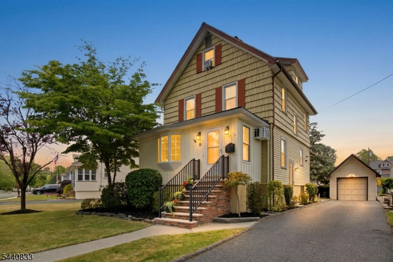 This one of a kind Colonial offers generous space and versatility. An expansive LR is anchored by a beautiful fireplace. Sliding doors from the formal dining room open to a deck and nicely manicured backyard. Don't miss the bonus garden on the side of the house below the deck area. This space is perfect for garden enthusiasts and aspiring gardeners. The spacious kitchen is sure to impress anyone who enjoys cooking and entertaining. Upstairs, you'll find a primary bedroom large enough to create a seperate sitting area, nursery, exercise  space, or whatever best suits your lifestyle. Three more bedrooms also offer flexibility for a home office, etc. Freshly painted in warm oak and white dove tones, this home is all ready for you to move in and enjoy your new home in Cranford! Comfort, functionality and charm have been combined in all the right ways.  An opportunity to own a home in one of the community?s most populat neighborhoods. Convenient to downtown Cranford and Centennial Village shopping, dining, and a multitude of fitness venues. NYC transportation is also nearby.