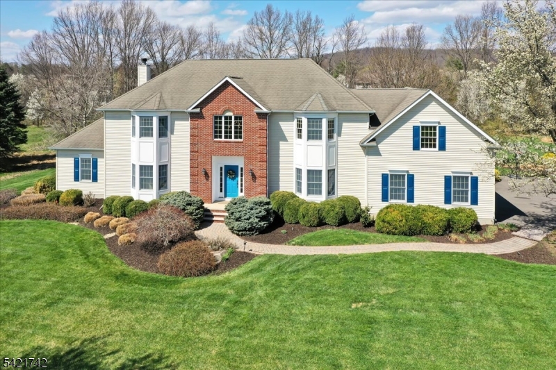 Welcome to this Meticulously Maintained Center Hall Colonial w/ Classic elegance and numerous modern Upgrades featuring 2-Story Entrance Foyer w/ new Designer Chandelier, Formal Living Room & Spacious Dining Room, Remodeled Kitchen w/ oversized Center Island, 42" Cabinetry, Granite Counters, new S/S Appliances, Subway Tiled Backsplash & walk-in Pantry designed for both functionality & style. Sun Filled Family Room consists of Fireplace opens to the Breakfast area leading through Glass Sliders to expansive Paver Stone Patio. Master Bedroom w/ Double walk-in Closets & a luxurious En-Suite Full Bath. Additional Features include First Floor Office, massive Full Basement w/ High Ceilings consists of Rec Room, Large unfinished Bonus Room on 2nd floor, 3 Car Garage & your own Private Backyard Oasis w/ new 200SqFt Custom Storage Shed. This Compelling property should not be missed!!