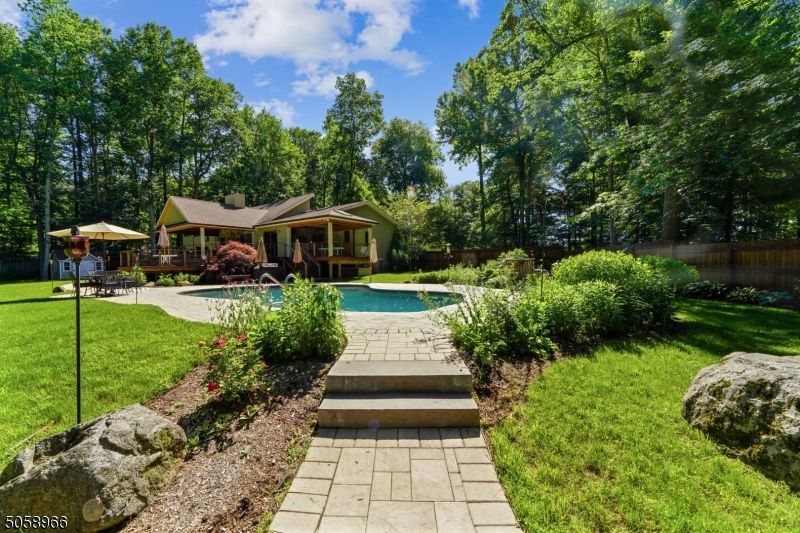 Don't miss the opportunity to get into this highly desirable neighborhood on a quiet cul-de-sac.  A 5 bedroom contemporary home finished across three levels with many updates. Features an updated finished basement with a media room. Clean hardwood floors, open living room and a spacious Eat-In Kitchen. Plenty of outdoor entertaining space over looking a beautifully landscaped backyard and an in-ground pool.  Through loving care and thoughtful updates this home is truly ready to move into and enjoy. Convenient for shopping and easy access to major highways.