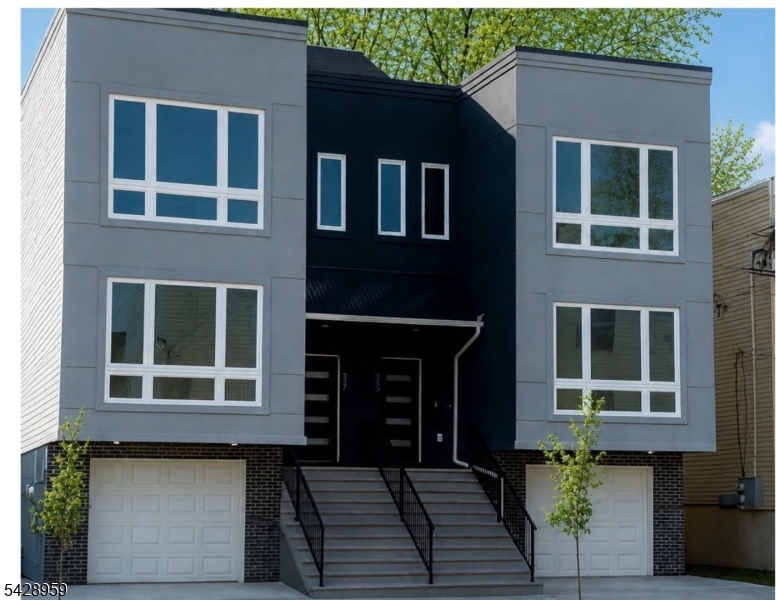 Introducing a standout opportunity to own in one of Essex County's most exciting new construction developments. This modern, attached two-family residence (LEFT side) is thoughtfully designed for today's lifestyle, offering the perfect blend of luxury, functionality, and strong investment potential. This spacious home features 6 bedrooms, 4 full bathrooms, and a private two-car garage, making it ideal for both owner-occupants and investors seeking high-quality rental income. The ground level offers a versatile recreation space with direct backyard access perfect for entertaining, working from home, or accommodating guests. Inside, you'll find sleek, contemporary finishes, appliances, and a clean, modern design that elevates every room. The full rooftop terrace serves as a true highlight, providing a private outdoor retreat with expansive views ideal for relaxing or hosting gatherings. To make this opportunity even more attractive, the seller is offering a buyer credit along with assistance navigating the 5 yr tax abatement process. Additional upgrade packages are available for the rooftop and rec room, allowing you to customize features to suit your style. Conveniently located near major transportation, shopping, and local amenities, this development is positioned for growth and demand. This is more than just a home it's a smart investment and a chance to be part of Irvington's evolving landscape. Schedule your private tour today! Home is virtually staged. Builder's Warranty