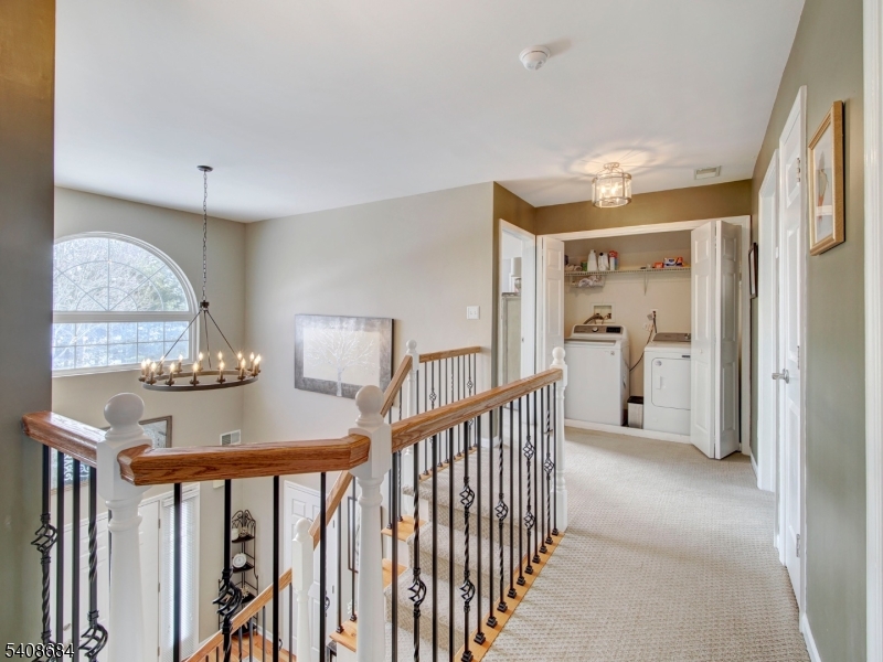 Presenting this gem to the spring market!You will be impressed by the dramatic 2-story foyer adorned w iron balusters & a palladium window that sets the tone for the spacious & inviting interior.The formal living & dining rms have wood flooring & are the perfect setting for entertaining, while the warm & welcoming family room features a cozy gas fireplace ideal for relaxing evenings at home.The updated kitchen offers style & functionality, making everyday living & hosting effortless. Upstairs,the impressive primary suite is a true retreat, boasting a vaulted ceiling, palladium window, 2 oversized walk-in closets, dressing room, and a beautifully renovated full bath with dual vanity & linen closet. Three other spacious bedrooms, renovated main bath & laundry complete the 2nd floor.Enjoy your own private backyard oasis complete w a stunning in-ground pool w new pool liner (2019) & an expansive paver patio (2019) perfect for summer gatherings and outdoor entertaining.Peace of mind comes easy here w public utilities, a new roof (2023), new water heater (2025) & newer AC and furnace (2021).Conveniently located close to shopping, parks, train station, & major roadways including Routes 80, 10, 46, and 206. Don't miss the opportunity to own this exceptional home in the desirable Poets Peak community. Other special features include 2 car side garage, hot tub,underground sprinkler system & partially finished basement.Chimney & fireplace are being sold as is w no known issues.A MUST SEE