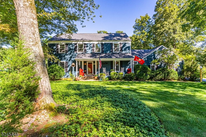 Welcome Home! Charming Colonial on over half an acre of beautifully landscaped level lot in the Coveted Millbrook Estate section of Randolph. Tons of curb appeal with Inviting Lemonade Front Porch! Move right in, STUNNING in-ground pool, separately fenced in to still enjoy yard space and deck/patio! Pride of ownership shines! Immaculately cared for by the same owners for years. Lots of Generous Room Sizes to Spread Out & Make Your Own! This 2,300 sq ft Home has a Comfortable, Spacious Floor Plan. Many Appealing Features Throughout. Gorgeous HW floors, wood beamed ceiling, moldings, chair rails, built ins, etc! 1st floor offers your classic & highly functional layout. Formal living room & dining room. The eat-in kitchen boasts your classic farmhouse feel with SS appliances and a slider to the back deck & yard. Cozy family room with a stunning WB fireplace. Convenient powder room & pantry closet.  Laundry/mudroom off the garage entrance. Upstairs, 4 generous sized bdrms & 2 updated full baths including the primary suite with not 1, not 2, but 3 closets. Tons of bonus space in the full, partially finished bsmt! Rec room area, workshop & plenty of storage! Attic & 2 Car Garage if more needed! No shortage of closets in this home. Backyard OASIS - Perfect for Entertaining & Relaxation! Enjoy the pool or lounge on the deck, patio or charming porch. Great home, lot & condition with great school system. Desirable neighborhood, easy access to major highways & NYC Direct Mass Transit.