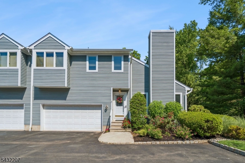 This desirable end-unit townhouse in Berkeley Meadows offers a bright, open-concept layout enhanced by high ceilings and rich wood detailing throughout. The chef's kitchen featuring cherry wood cabinetry, granite counters, and fitted pantry, flows seamlessly into the family room with direct access to the rear deck - perfect for everyday living and entertaining. Upstairs, the spacious primary ensuite includes an over-sized bedroom with two custom-fitted walk-in closets and a well-appointed bath with jetted tub and renovated shower. The second bedroom offers a double fitted closet along with access to a bath with shower over tub. A convenient second-level laundry adds to the homes functionality. The loft area features a built-in desk, ideal for a home office or study space. The walkout  unfinished basement features a utility room, storage space and potential for a future recreation room.  Strategically located near downtown New Providence and Berkeley Heights, close to the developed highway system, and New York bus / rail transportation making this unit a perfect venue. Most importantly, the public school system, Pre-K thru 12th grade, is highly ranked by Niche. Recreation centers for leisure activities are the YMCA, the Community Pool and a wide variety of fitness and sport programs.