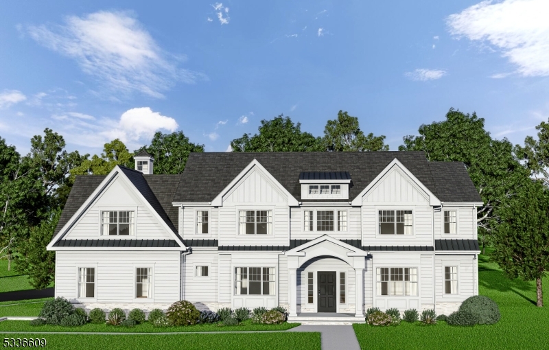 Brand New Construction with a 3-Car Garage & room for FUTURE POOL.  This Stunning Custom Colonial is located in the highly desired RIKER HILL section of Livingston.  Superior High-End Craftsmanship with over 6,000 sq ft of finished living space spanning 3 levels. Custom Coffered Ceilings, Wainscotting & Detailed Millwork throughout this home. Grand Foyer Impresses w/ Soaring 20 ft Ceilings, 10ft Ceilings on 1st fl & 9ft Ceilings on 2nd Fl & Basement Level. Formal Living Room, Formal Dining Room, Gourmet Kitchen w/High End SS Appliances, Large Center Island, Quartz Counters, double stacked Cabinetry & Walk-In Pantry. This kitchen offers both luxury and function, making it the center of your home. Large Entertaining Family Room w/Gas FP & Doors to backyard patio. First Floor Guest Suite, Powder Room & Mudroom complete this level. Second Floor Primary Suite w/ High Ceilings, Detailed Moldings, Spa Bath w/Soaking Tub  & Large Custom Walk-in Closet.  Three Large Guest En Suite Bedrooms &  Laundry Room complete 2nd Floor.  Finished  Basement w/9ft Ceilings, Large Recreation Space w/ Wet Bar, Bedroom/Office, Full Bath & a Bonus Room which can be used as Gym or Media Room.  Attached 3-Car Garage w/ EV charging.  Builders 10 Year Home Warranty.  Close to public transportation, houses of worship, shopping, restaurants, parks and a Highly Rated School System.  Getting in early allows you the opportunity to select your finishes & customize your dream home.  Completion winter 2025.