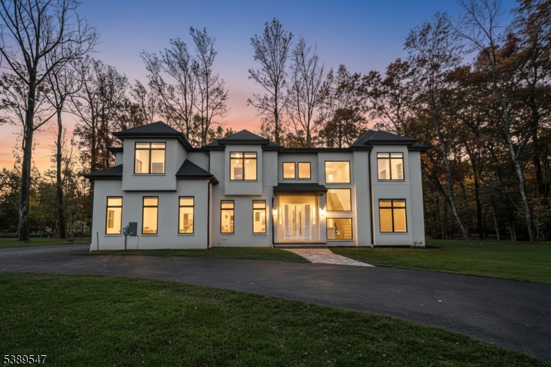 Unveil River Vale?s most coveted estate, where modern design and natural tranquility come together. Set on 2.7 private acres, this 4,400 sq ft new construction smart home plus a spacious unfinished bonus basement, showcases exceptional craftsmanship and future potential, with 5 expansive bedrooms and 4.5 custom bathrooms, including a primary bath with a luxurious wet room and soaking tub. he chef?s kitchen features GE Monogram appliances and custom cabinetry, while wide-plank white oak flooring flows throughout. Black-framed windows highlight the contemporary aesthetic, and the hard-coat cement exterior ensures lasting durability. With 10-ft ceilings on the first floor and 9-ft ceilings on both the second level and lower level, every detail has been designed with comfort and style in mind. The property also includes a 3-car attached garage, and the high-efficiency heating and cooling systems complete the home. A distinctive new construction opportunity in River Vale.
