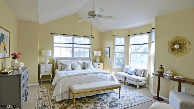 Available 8/1/2026. 1yr Lease Min. Application, proof of income, NTN report required. Tenant pays 1st $100 of any repairs. Tenant must purchase renter's insurance. Sorry, NO Pets,  FIRM. Very desirable end unit Townhome for rent. Enjoy living in this beautiful Townhome, very private with a side entry & shared walls on only one side! Direct entry from garage to Kitchen. Gracious Living & Dining rooms with Hardwood floors, Bay window, nearby Powder Room. Great floor plan for entertaining. Sunny eat-in Kitchen features wood floors, lots of cabinet & pantry space, chair railings, & a Breakfast nook w/sliders to the patio. Second floor Primary Suite has a vaulted ceiling, ceiling fan, large walk-in closet, stall shower, jetted tub and dual sinks. The second Bedroom  also boasts a walk-in closet and an attached Bath! Wonderful finished Family Room w/crown molding and cedar closet.