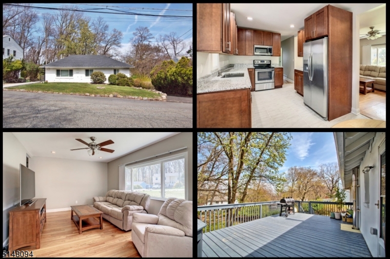 Updated 3 Bedroom, 1.5 Bath Ranch Home with Walk-out Lower Level is located in the Desirable Community of WHITE MEADOW LAKE. This Light & Bright home Features Beautiful Hardwood Floors, Ceiling Fans, Updated Windows, & Neutral Decor. You will Love the Renovated Kitchen with 42  Wood Cabinets, Granite Counters, Stainless Steel Appliances, & Recessed Lighting. The Home also Boasts a Renovated Full Bath + Half Bath. The Full Semi-Finished Walk-out Basement has So Much Potential for Additional Living Space.  The Multiple Areas offer Endless Storage options as well as the Possibility for Creating a Finished Leisure Room, Hobby Room, Home Gym, Office etc.  The Laundry Area includes the Newer Washer & Dryer + Water Hook-ups are installed for a potential Utility Sink. The Front Lawn + Expansive Backyard present Lots of Opportunity for Creative Landscaping & Flower or Vegetable Gardens. There is even a Large Shed for Exterior Supplies. You will Appreciate the 24' DECK off the Kitchen for Outdoor Entertaining. ENJOY the White Meadow Lake Lifestyle with Year-round Activities, Clubhouse, Day Camp, Pre-School, Gorgeous Lake with Boating, Fishing, Swimming, + 3 Beaches, Pools, Playgrounds, Tennis & Basketball Courts, Athletic Fields, Neighborhood Stores (Barber Shop, Pizzeria, Convenience Store) & So Much More!  YOU WILL LOVE LIVING HERE!   COMMUTING IS EASY: BUS & TRAINS to NYC + Access to Routes 46 & 80 are close by.  All Appliances + Window Treatments included. Just move In!