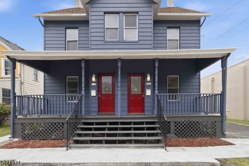 Welcome to 164-166 E Blackwell St!  This is a well maintained, side by side duplex that is an ideal opportunity for investors or owner occupants.  Freshly painted, each unit features 3 bedrooms with finished attics. One unit has a full bathroom, the second unit has one full and one half bathroom .The basement is unfinished with ample storage. There is a wide driveway with a 2 car detached garage. Plenty of off street parking. Location is excellent ! Conveniently located close to trains, shopping and Downtown Dover. A must see!