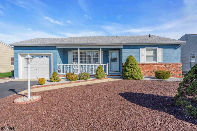 Welcome to Silver Ridge Park, an Active Adult Community boasting an array of social activities & clubhouse features meeting & hobby room, library, billiards room and card tables. This community is also conveniently located approximately 15 minutes to beaches and marinas. Enjoy ONE FLOOR LIVING in this ranch style home with 2 bedrooms and 1.5 baths. This home also features a spacious living/dining room combination which are off the kitchen for easy entertaining. Sliding doors from dining room lead to the outdoor patio/back yard. There is also a den adjacent to the dining room that is versatile and can be used as a home office. It has access to the one car garage where the laundry is also located. This home boasts a BRAND NEW ROOF and FRESHLY PAINTED EXTERIOR. LOW TAXES & PUBLIC UTILITIES, and just 4 miles off the Garden State Parkway. Super close to mass transit, shopping, medical facilities, restaurants, etc.  Community offers several groups to join, events to attend, recreational opportunities, and several golf courses in the area.  And for added peace of mine, the seller is purchasing a ONE YEAR HOME WARRANTY. A must see! LIVE YOUR BEST LIFE IN THIS HOME.