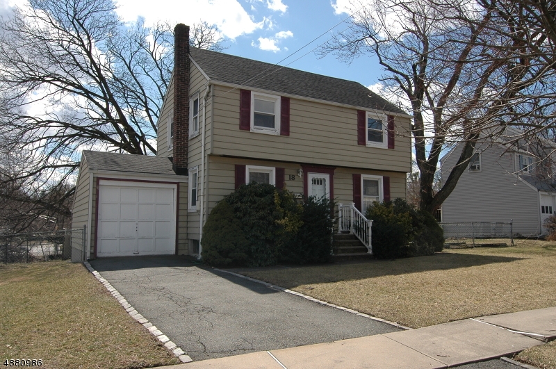 Welcome home to this 3 BR charming Colonial.  Located in the highly sought after Oakview section of Bloomfield. Enjoy the bright and sunny living room that flows into a relaxing back bonus Sun Room. Spacious formal dining room, updated kitchen with separate dining area, island. 2nd floor offers 3 bedrooms and full bath.Large entertaining deck overlooks fenced in exceptionally large lot.  Additional features: full basement ready to be finished, hard wood floors and attached garage. Central AC and newer water heater (2016). Recessed lighting throughout. Perfect for the commuter, walk to mass transportation, Rt.3 & GSP, short distance to NYC and all shopping! Some photos virtually staged.