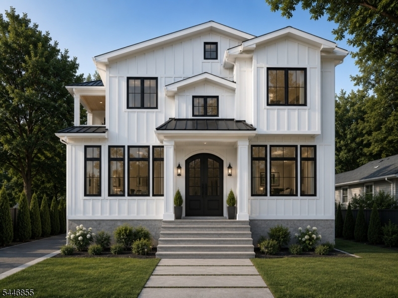 This stunning NEW CONSTRUCTION Center Hall Colonial seamlessly blends timeless elegance w/ modern luxury. Offering 5 bedrooms, 5.5 baths, every detail has been thoughtfully designed, including a luxurious primary suite w/ a private balcony & spa-inspired bath, while each add'l bedroom features its own beautifully appointed ensuite. A grand center hall foyer welcomes you into elegant formal living & dining rooms before opening to an expansive family room w/ a statement fireplace.The chef's kitchen showcases custom cabinetry, premium appliances, an oversized center island and sun-filled breakfast area w/ sliding doors to the deck. A first-floor guest suite w/ a private bath completes the main level.Nine-foot ceilings span all 3 levels, enhancing the home's spacious feel.Upstairs, the primary retreat offers a walk-in closet, dual vanities, soaking tub & oversized glass-enclosed shower. Two additional bedrooms & a convenient laundry room complete the 2nd floor.The finished lower level features a spacious rec/game room, a fifth bedroom w/ a private ensuite, abundant storage & utility space. Add'l highlights include an attached two-car garage & a 10-Year Builder Warranty. Ideally located within Millburn's award-winning school district, just a short stroll to highly acclaimed Wyoming Elementary School, moments from downtown Millburn, Midtown Direct train service, and South Mountain Reservation.
