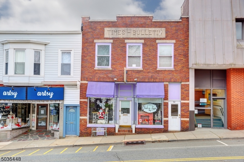 A wonderful opportunity for your office in downtown Boonton with a beauty salon on first floor for investment. Separate heat and a/c. Right across from Post Office and besides parking on street, off site also on William. Great location. 3 floors. Basement for large storage clean area.  First floor Beauty salon with half bath. Second Floor has 3 offices , kitchen area and half bath. Bright and beautiful.