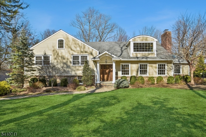 Fabulous totally renovated home unsurpassed in quality and with a gorgeous backyard with bluestone patio, stunning saltwater pool with waterfall, summer kitchen & fire pit, ideally located in highly rated Deerfield Elementary School district! Stunning gourmet eat-in kitchen with crisp white custom cabinetry, gleaming quartz countertops, top of the line SubZero refrigerator/freezer, Viking exhaust over Viking 6 burner range with griddle, Maytag dishwasher, wine refrigerator, totally open to amazing huge family room with cathedral ceiling, palladian windows, wood-burning fireplace with stone surround, open floor plan, hardwood floors, & French doors leading to expansive bluestone patio with Summer Kitchen w/ BBQ, refrigerator, fire pit and spectacular totally fenced backyard with heated saltwater pool & waterfall and plenty of room for a play set and trampoline. Luxurious Primary Bedroom suite with gorgeous new Primary bath. 3 bedrooms & 2 full baths on the 2nd level. Lower level with walkout access, rec room and mudroom. Amenities include state of the art Buderus Hydronic heating system, New HVAC 2025, new hot water heater 2024, new thermal windows & doors throughout, new roof, & Generac generator 2013. Great location close to Gero Park (0.6 miles), the town's rec center w/ baseball fields, tennis & pickleball courts, town pool & par 3 golf course, Old Short Hills Park (1.2 miles), Short Hills Train Station (1.4 miles), and Deerfield Elementary School (1.6 miles). Low Taxes!