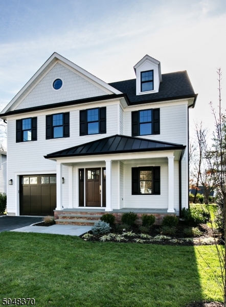 Come relax in this perfectly designed new custom built home conveniently located in the Orchard Section and close to the mid-town direct train and downtown Madison. Voted #1 Town to live in NJ! Stunning bright new construction, move-in ready. 4 BR/3 FB, 2 HB,  2nd floor bonus area can be used as den/study or office. Finished 3rd-floor to use as inlaw/nanny/suite/office.   Warm wood floors throughout, custom true divided light windows & upgraded trim package.  Custom chef's kitchen with top-of-the-line appliances features an open space to the FR and dining area with gas fireplace.  The front living room can also be a formal dining room. Large finished basement with high ceilings and built-in surround sound.   Smart home capabilities.  Beautiful landscaped front & backyard with underground irrigation.