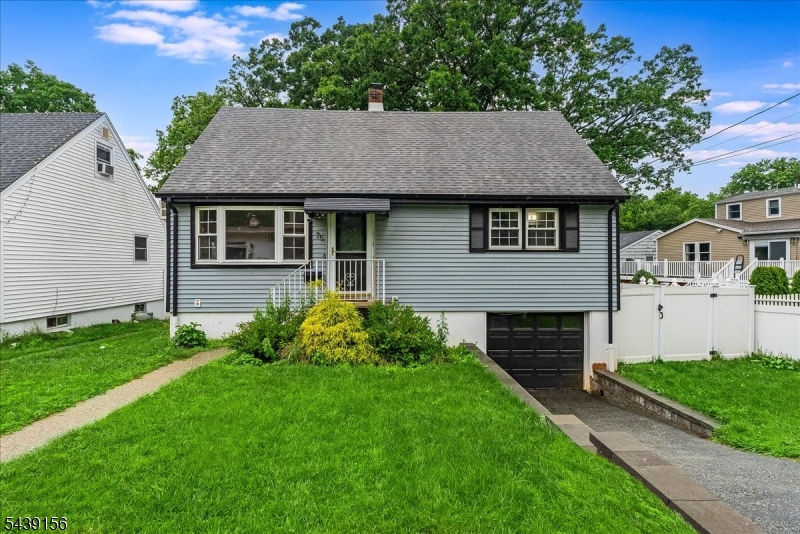 Beautifully remodeled in Bloomingdale! This updated cape cod offers 4 bedrooms, 2 full bathrooms and is move-in ready! The first floor offers a living room/dining room combo w/ large bay window providing plenty of natural light. Find white cabinetry, stainless steel appliances, and a granite countertop in the kitchen. Sliding glass doors off the kitchen lead to a fully insulated 3 seasons room which has been updated with new flooring and recessed lighting. This room overlooks a fully fenced-in backyard including a small new paver patio area. 2 bedrooms and 1 full bathroom complete the first floor. The second floor has remaining 2 bedrooms and 1 full bath. Full unfinished basement includes plenty of storage and walkout leading to 1-car garage. Central A/C and heating. Ideally located near several parks, major shopping, routes 23 & 287.