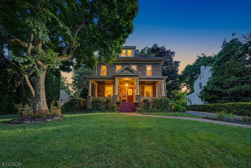 Welcome to 11 WILLOW ST, a truly exceptional & breath-taking unique 5-BR Colonial on one of Cranford's most charming tree-lined streets. This stunning block-built home, with its gorgeous front porch, seamlessly blends timeless craftsmanship, architectural elegance & modern-day lifestyle appeal in one of Union County's most sought-after communities. Designed for both comfortable everyday living & unforgettable entertainment, the home features expansive living & dining spaces, generously sized bedrooms, gorgeous stained-glass windows & an effortless flow throughout. Complete with deck & hot tub, the outdoor space & beautiful yard is sure to impress. Beyond the home, lies one of the biggest draws of all - LOCATION! Situated just moments from downtown, residents enjoy access to an incredible selection of beloved restaurants, coffee shops, boutiques, bakeries, fitness studios & vibrant local businesses that give Cranford its unmistakable small town charm with upscale appeal. Ideally located, commuters will appreciate the close proximity to the NJ Transit train station with direct service to NYC. Major highways, Newark Airport, parks, highly regarded schools, & all things recreational are all within reach. This is more than a house - it's a STATEMENT HOME! This is a truly remarkable home with unmatched character - stunning stained-glass windows, unique wood floor inlay, gorgeous & appropriately placed wallpaper are just a few key elements to this EXCEPTIONAL STATEMENT HOME!