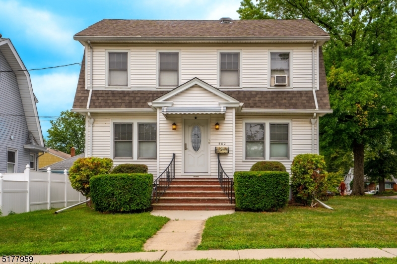 Gorgeous and Spacious Colonial with stunning woodwork throughout! Conveniently located two blocks from Warinanco Park, this meticulously maintained home is sure to please the fuzziest buyers! First floor with a bright and sunny living room, formal dining room, eat in kitchen with breakfast area, powder room and enclosed porch leading to the beautiful backyard. Second floor with 3 spacious bedrooms with hardwood floors, and an updated full bath. Unfished attic with lots of storage space and ready to be finished for additional living space. Partially finished basement with family room/office, laundry room and lots of storage. Two car detached garage, plus two parking spaces on driveway. Lots of upgrades including new attic fan, water softener system, new electric panel, newer electric garage door opener (2017), new plumbing from second floor to basement (2021), newer roof (2014), newer windows on enclosed porch, rebuilt chimney and new liner installed (2016) , newer driveway (2014) and much more! All appliances included.  Blocks away from NY bus line. This is a must See!