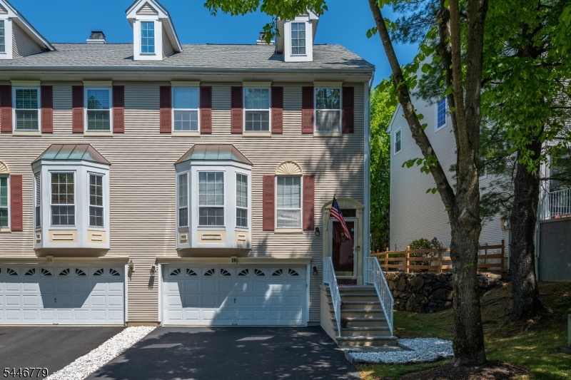Welcome to 20 Bobolink Ct! This lovely, updated unit features a newer Eat in Kitchen with stainless appliances, Center Island, quartz countertops, breakfast nook and pantry. Laundry Room, Powder Room, Formal Dining Room and Large Living Room with 2 story vaulted ceiling with sliding glass door to deck completes the first level. Second floor features a primary Bedroom with Vaulted ceiling, Updated Full Bath and Walk in closet. Additional Bedroom and Full Bathroom completes this level. Ground floor features a large family room with walk out to Patio and entry to a 2 car  garage. Additional storage room off the garage. Close to Parks, restaurants and shopping! Move in ready! Just waiting for its next owner to call it home. See today