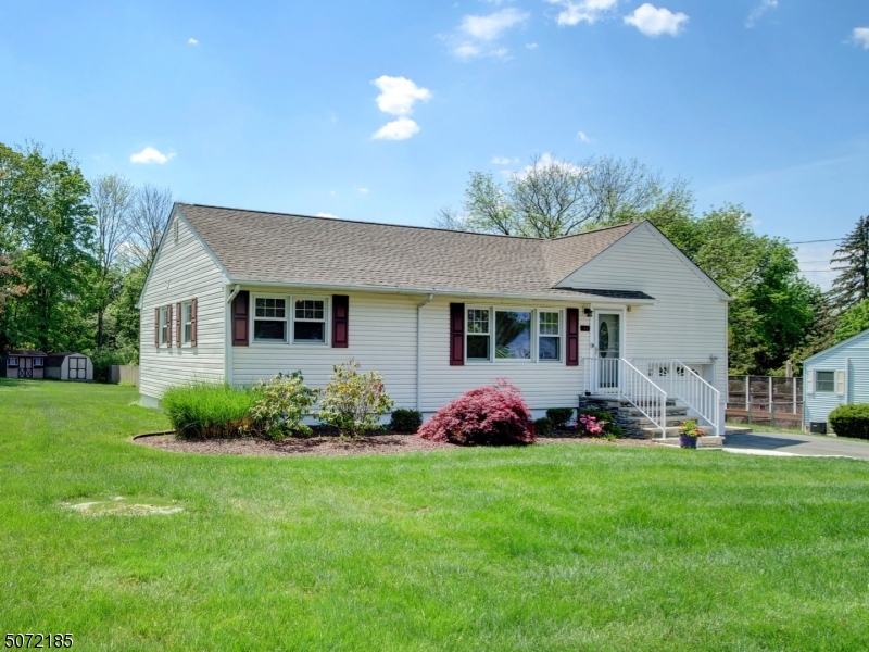 MUST SEE!  METICULOUSLY MAINTAINED EXPANDED RANCH ON A QUIET STREET. SPACIOUS AND OPEN FLOOR PLAN WITH UPGRADED KITCHEN, FEATURING GRANITE COUNTERS AND NEWER STAINLESS STEEL APPLIANCES. FAMILY RM BOASTS LOTS OF NATURAL LIGHT W VIEWS OF PARK-LIKE BACKYARD. 1ST FLOOR LAUNDRY WITH NEWER WASHER & DRYER. MASTER BEDROOM IS ON SEPARATE LEVEL W LARGE WALK-IN CLOSET. HOME HAS BEAUTIFUL WOOD FLOORS, CERAMIC TILE, RECESSED LIGHTING & SKYLIGHT IN BATHROOM. ANDERSON SLIDERS LEADS TO PATIO AND TREX, COMPLETE W GAS GRILL. PARTIALLY FINISHED BASEMENT INCL FULL BATH, FRENCH DRAIN & 3 SUMP PUMPS FOR PEACE OF MIND.  WHOLE HOUSE WIRED PROFESSIONALLY FOR INTERNET. DRINKING WATER FILTRATION SYSTEM. NEW ROOF FROM DECEMBER 2020 AND NEWER HVAC.  ALL PUBLIC UTILITIES HERE! SUPER CLOSE TO HEDDEN PARK, ROUTES 10, 46 & 80.