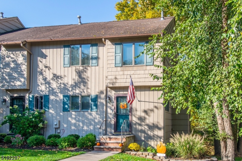 Welcome home in time for the holidays! You'll love the layout of this beautiful end-unit townhome with 3-bedrooms and a finished walkout basement. The main level spaces are defined but flow openly from the kitchen to a glass sliding door that leads you to a spacious deck. The nicely updated kitchen has engineered stone counters, stainless appliances, subway tile backsplash, and a breakfast bar. A step down to the living room creates extra height where you can enjoy the wood burning fireplace with a book from your built-in bookcases. The upstairs bedrooms have ceiling fans, and the full bath has a linen closet. For an added bonus, the lower level has a finished area with walkout to a patio, and this home has public utilities and natural gas. High Bridge is a walkable town with shops, restaurants, a commuter train, and outdoor recreation such as Ken Lockwood Gorge, Columbia Trail, and Nassau Trail System.
