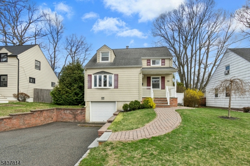 Welcome to 16 Shady Lane, a 4 bedroom, 2.1 bath Cape Cod. One of this home's most desirable features is its versatile layout, offering two bedrooms & a newly renovated full bath on the main level, along w/two additional bedrooms & a full bath upstairs. One of the first floor bedrooms can easily serve as a primary bedroom, providing the convenience of one floor living while still offering plenty of space for a guest room, a den, or a home office. Hardwood flooring extends throughout both the first & second levels. At the heart of the home is a sun filled living room featuring a stone inlay gas fireplace, creating a striking focal point. The living room flows into the dining room & kitchen, w/direct access to the deck. Upstairs, you'll find two generously sized bedrooms w/ample closet space, attic storage, & a full bath featuring a jetted soaking tub, separate stall shower, double sink vanity, & plenty of cabinetry. The finished basement adds even more living space w/a family/rec room, powder room, dedicated laundry area, & multiple storage spaces. Outside, the fully fenced backyard is ready for summer fun w/an inground pool & expansive deck, creating the perfect setting for relaxing and entertaining. Ideally located close to top rated schools, downtown Fanwood, parks, shopping, dining, & convenient NYC bus & train transport. Fanwood has been recognized by New Jersey Monthly as one of New Jersey's favorite small towns & was the winner of its Small Town Showdown competition.