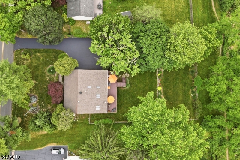 Nestled in the highly sought after Brookside section of Mendham Township, this deceptively spacious & thoughtfully expanded home offers far more than meets the eye. Unlike a typical bi-level, this oversized home showcases an open floor plan w/ multiple living & entertaining spaces designed for today's lifestyle. Beautiful kitchen boasts custom birch cabinets, granite countertops, SS appliances, farmhouse sink & center island w/ breakfast bar all opening seamlessly to the living area w/ a WB fireplace. Spacious primary suite w/ deck access, a walk in closet w/ additional closet space & bright primary bath features radiant heated floors, soaking tub & an oversized stall shower. 2 additional bedrooms and full bath complete the main level. Lower level provides exceptional flexibility w/ a spacious den featuring a WB fireplace, powder room and walkout access to a covered paver patio. Outdoor living is a true highlight with the expansive deck overlooking lush landscaped fenced in yard which backs to patriots path, a covered patio & large paver entertaining area below, allowing you to enjoy the outdoors rain or shine. Additional highlights include an irrigation system for the lawn and flower beds, oversized two car attached garage and HW flooring. Newer improvements including HVAC, windows and skylights. 4 bedroom septic system offering opportunity for future expansion. Exceptional property combines space, privacy and convenience in one of Mendham Township's most desirable settings.